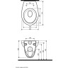 Комплект GEBERIT DUOFIX 458.122.21.1 UP100 с подвесным унитазом KOLO IDOL M1310000U с крышкой-сиденье стандарт 458.122.21.12