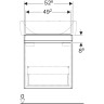 Тумба под раковину GEBERIT RENOVA NR.1 PLAN 869600000 50 см